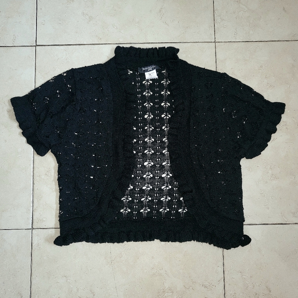 Black See Through Blazer